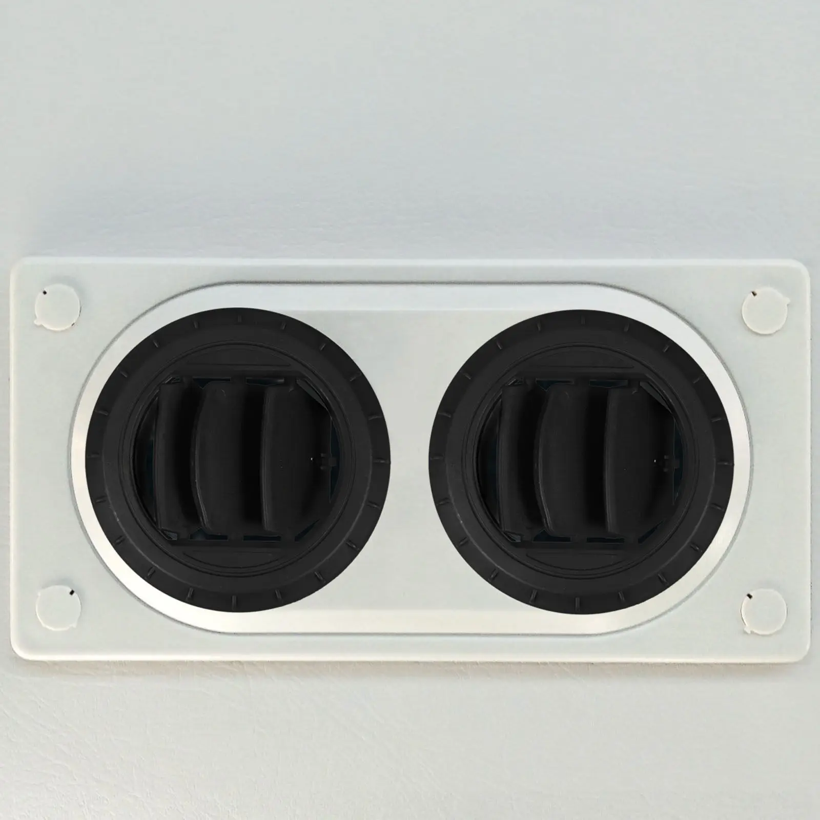 Rotatable Air Vent Outlet Louvered Plastic Heater Duct Hose 75Mm Universal Car Rv Truck Interior Warm Air Ducting Vent Panel
