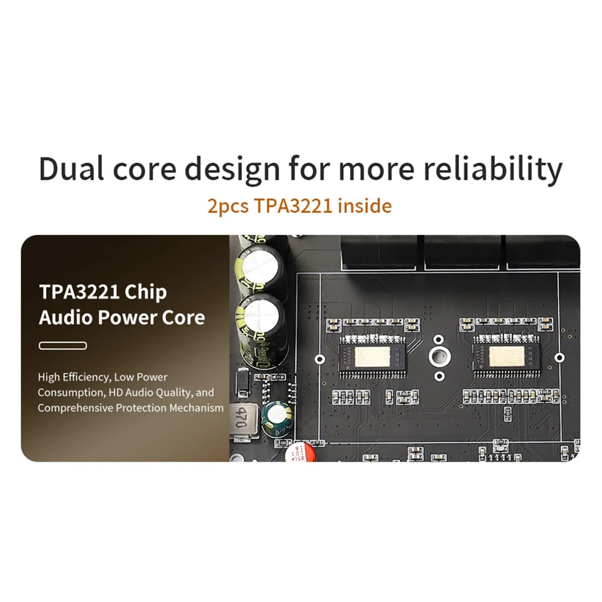 Placa amplificadora de potência de áudio digital ST21PRO Bluetooth 2.1 canais A