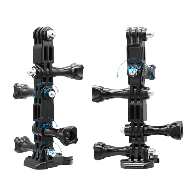A39Q-Adjustable Extension Arm Straight Joint Adapter Kit,Same And Vertical Direction Joints Connector For Gopro Action Camera