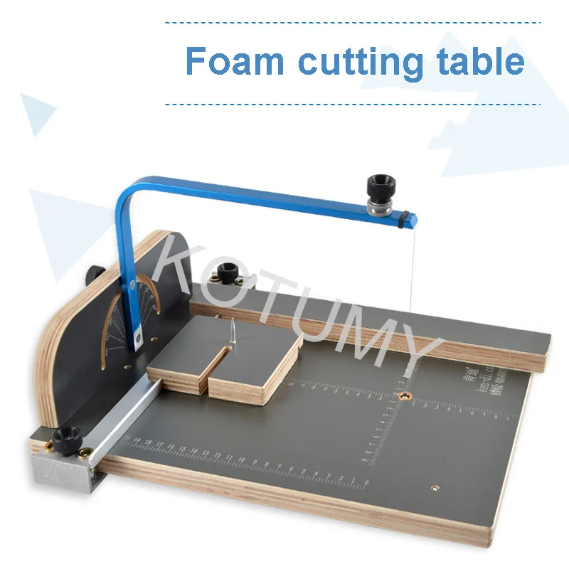 Hot Wire Foam Cutting Machine Professional Electric Hot Wire Low Density Sponge Foam Cutter Polystyrene Cutting Table 100-240V