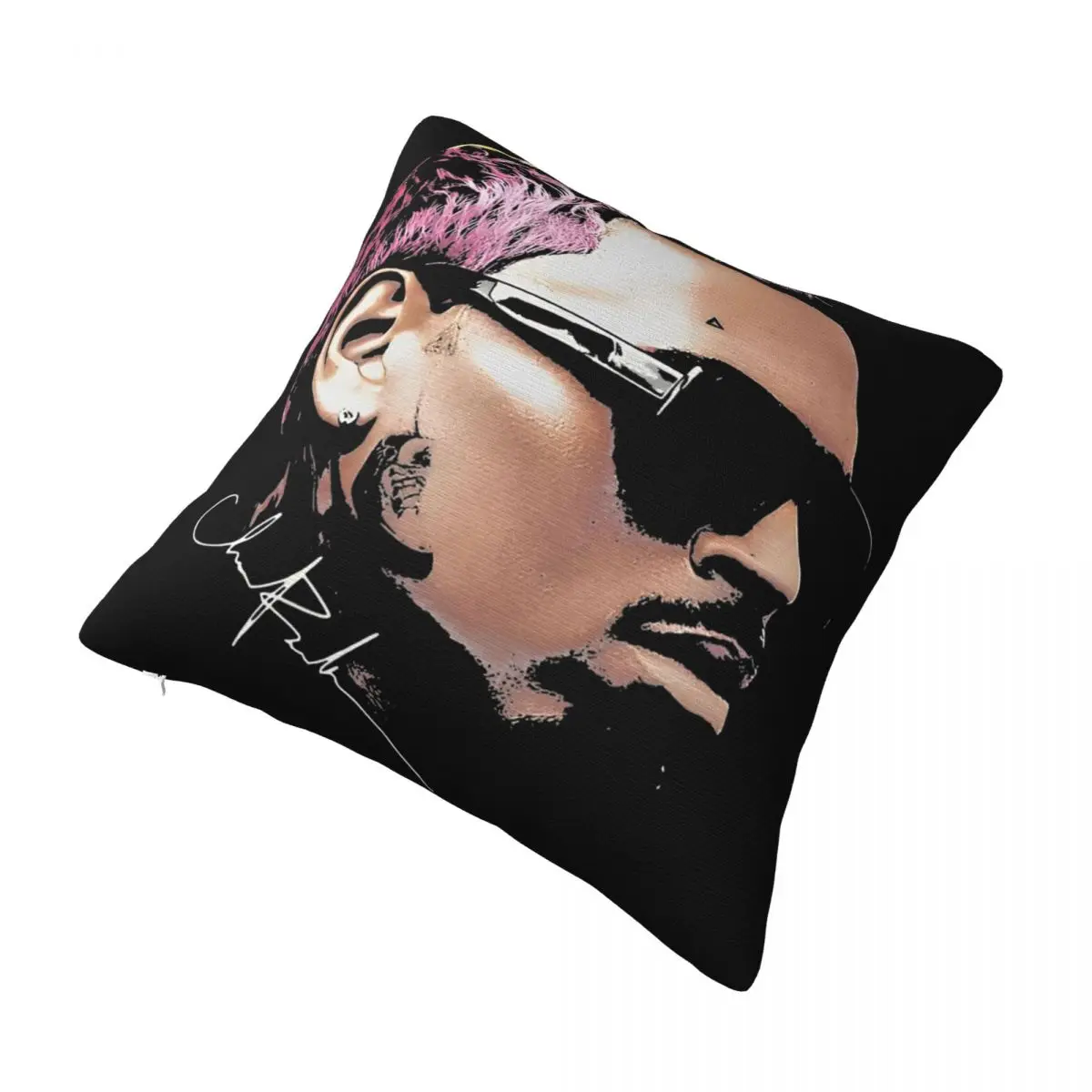 Chris Brown 11 11 Tour 2024 Printed Pillowcases Cushion Cover Throw Pillow Cover New Style Home Decoration Square Multiple Sizes