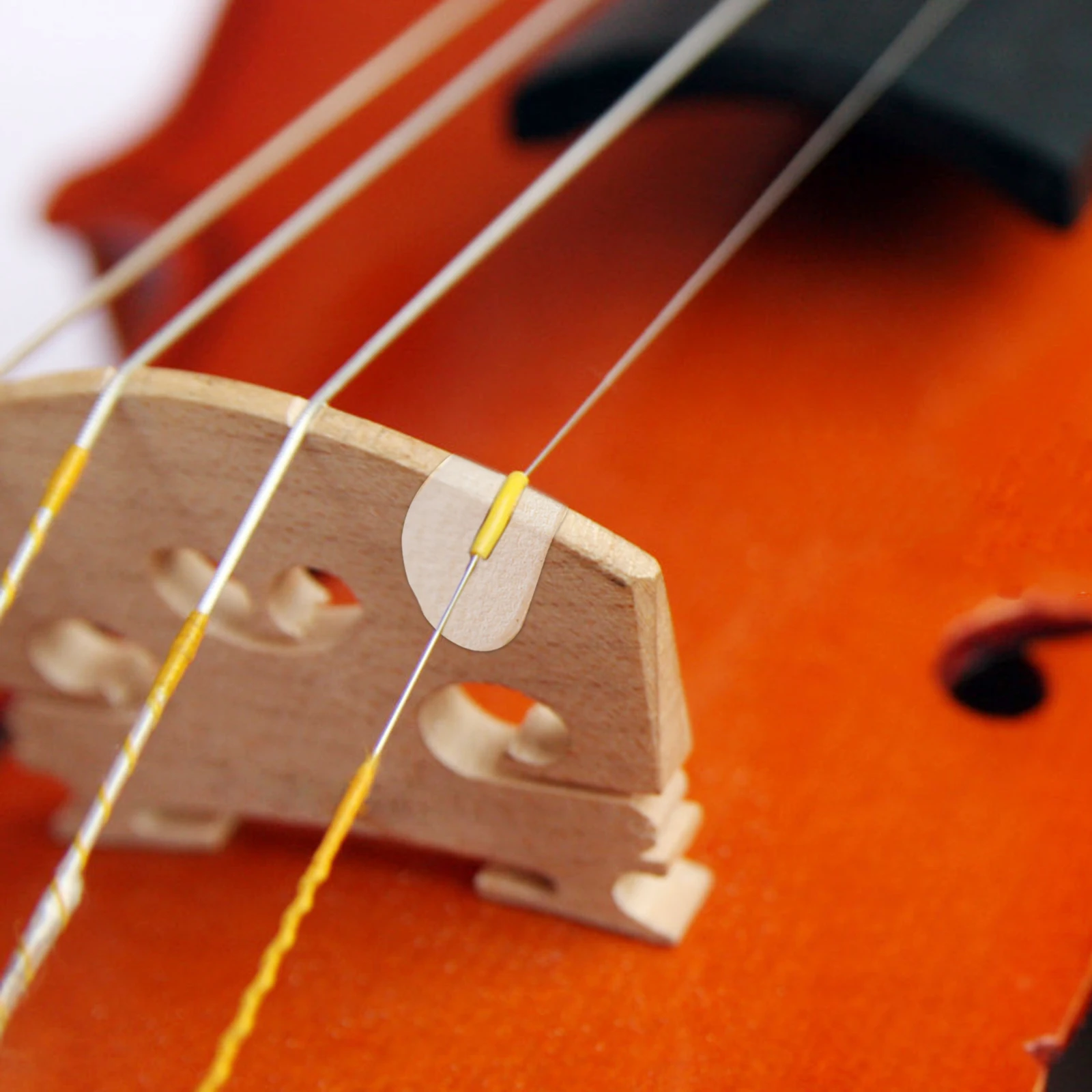 

6pcs Violin String Protector Sheepskin Pads Bridge Protection For E-String Wear Resistance Lightweight Replacement Accessories