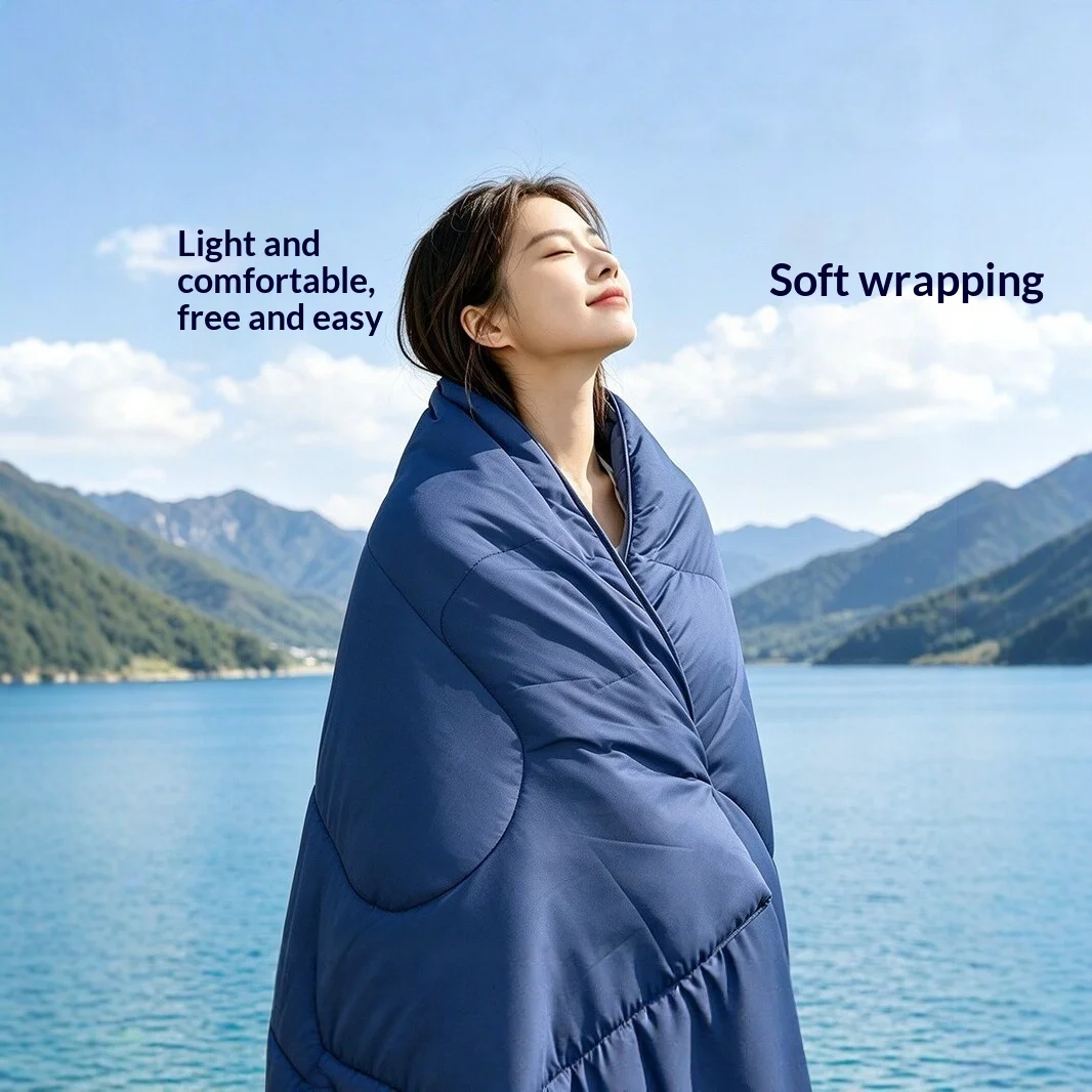 All Season Outdoor Camping Hiking Backpacking Cold Weather Protection Portable Envelope Sleeping Bag