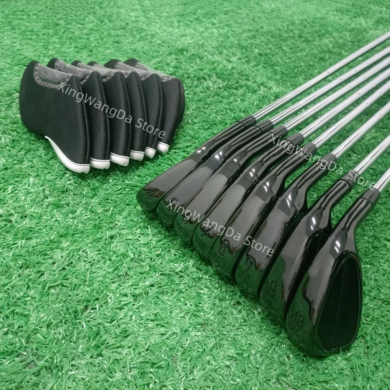 

male 2025New 200 Golf Clubs black T200 Golf Irons 8pcs 4-9P/48 R/S/SR Flex Steel/Graphite Shaft,Assembly with Cover,TaiFu