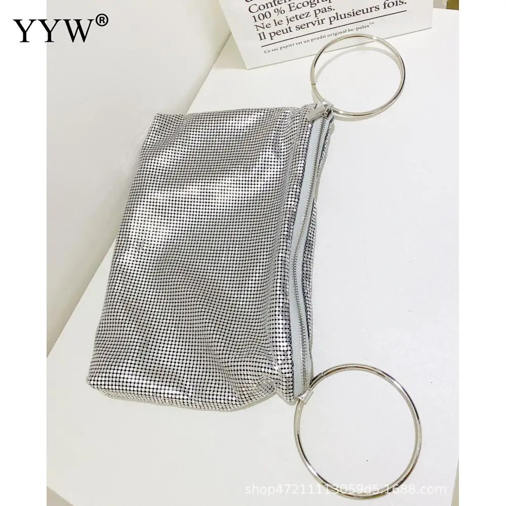 2023 Fashion Designer Hobo Shoulder Bag Handle Shining Rhinestones Evening Clutch Bag Purse Crystal Purses and Handbag Hobo Bags