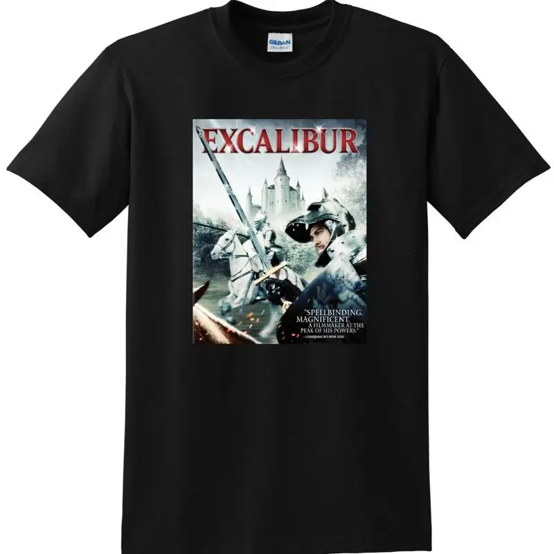 Camiseta Excalibur 1981 4K Bluray Dvd cubierta cartel camiseta pequeña mediana grande Xl