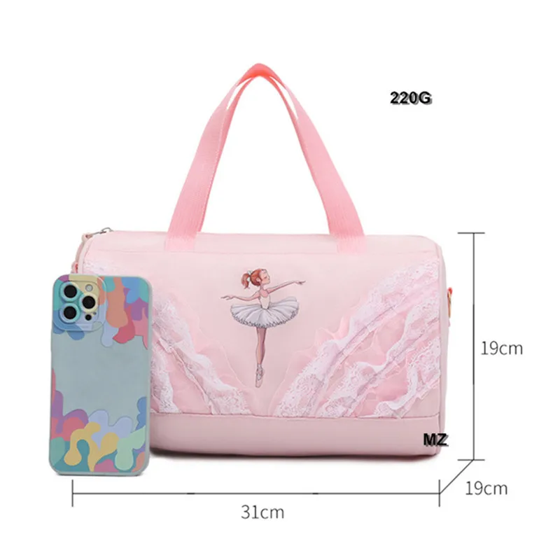 Sports Bag Weekend Girl Child Swimming Gymnastics Dance Storage Training Exercise Shoulder Bolsas For Fitness Goods Travel Gym