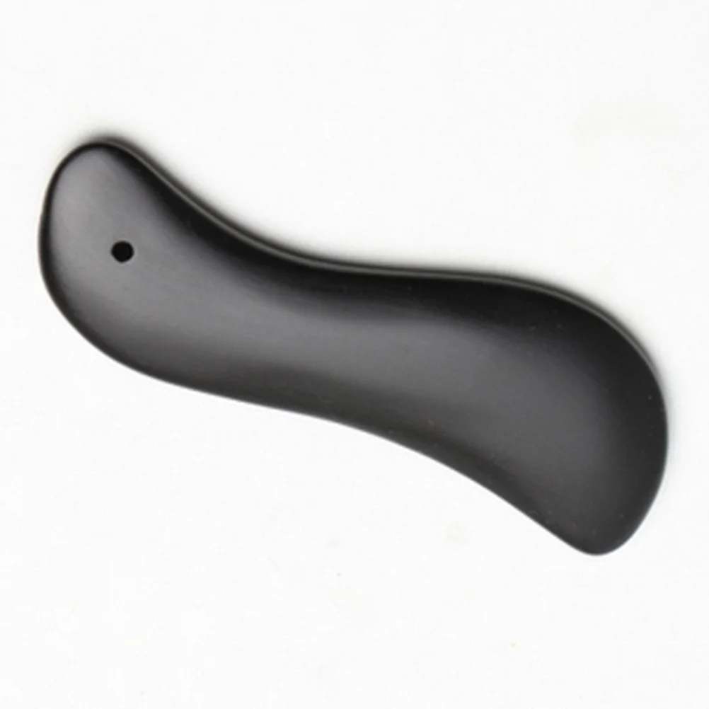

3Pcs Black S Shape Natural Stone Scrapping Massager Piece for Face Body Pain Relief Discomfort Massage Tool Face Massager Piece