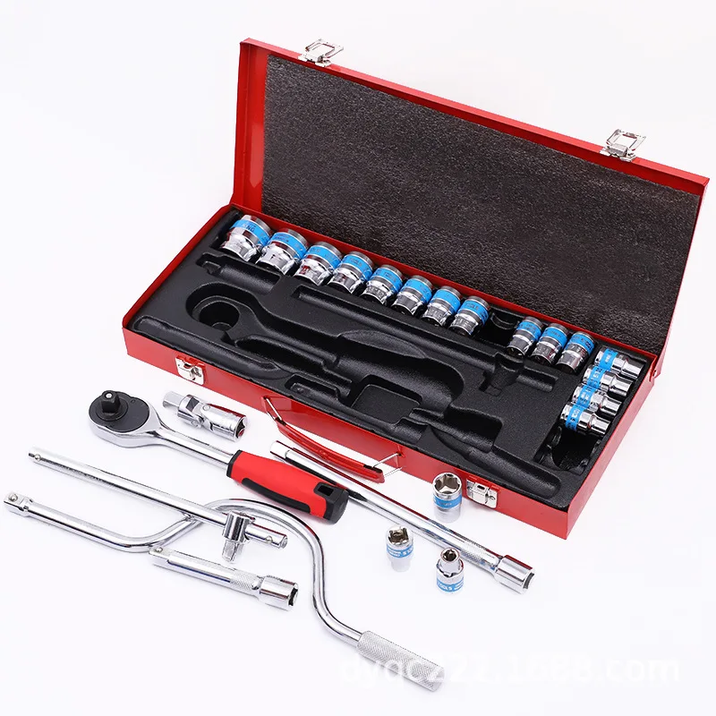 For 24 Piece Sleeve Set, Machine Repair Combination Tool With Joystick, Auto Maintenance And Auto Repair Tool Set, Sleeve Set