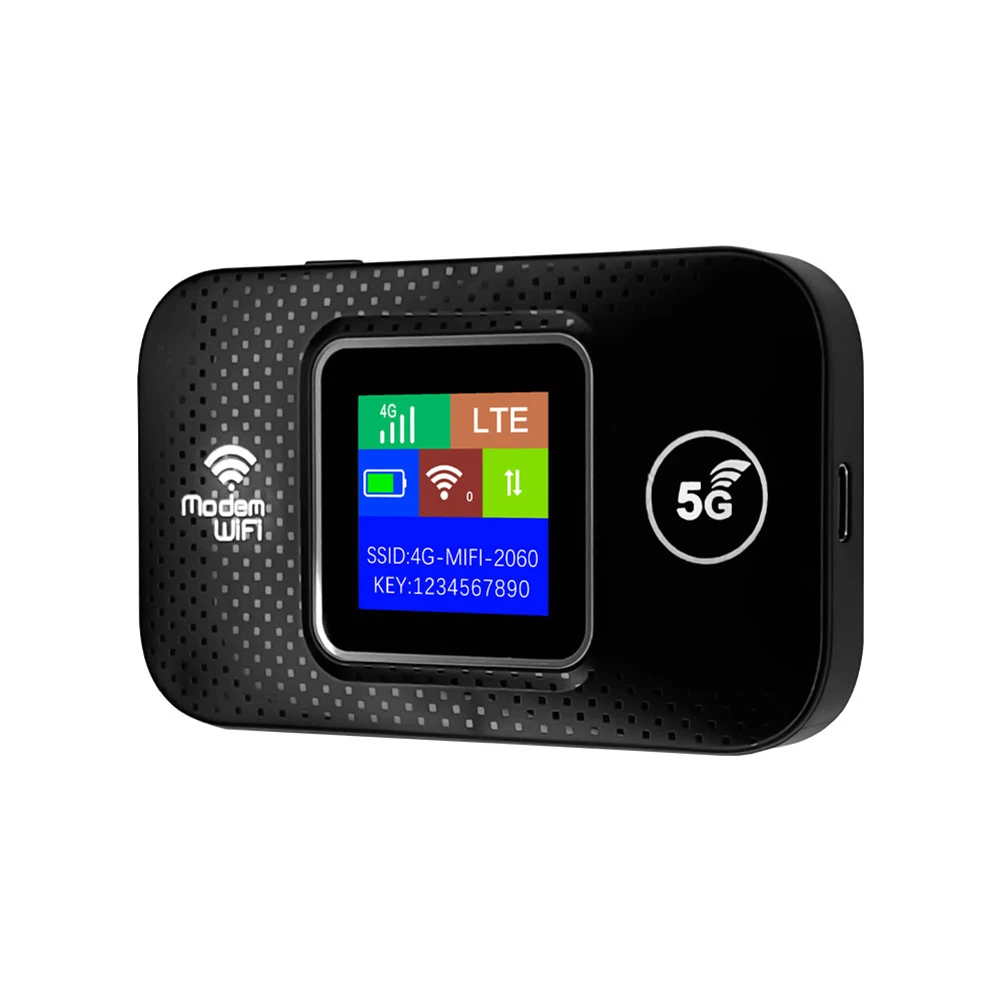 4G LTE Portable WiFi Device Wireless WiFi Router with SIM Card Slot Smart WiFi Router Qualcomm MSM8916 Chip Plug Play for Travel