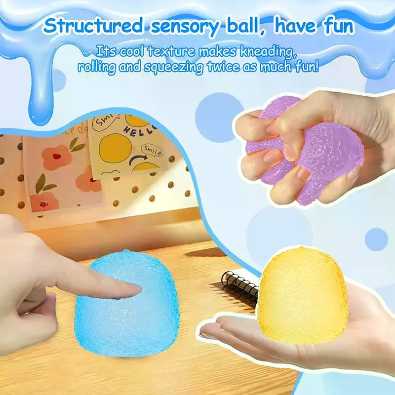 Sensory Squeeze Fidget Ball Toy For Kids And Adults Squishy Anti Stress Ball Relief For School Office Desk