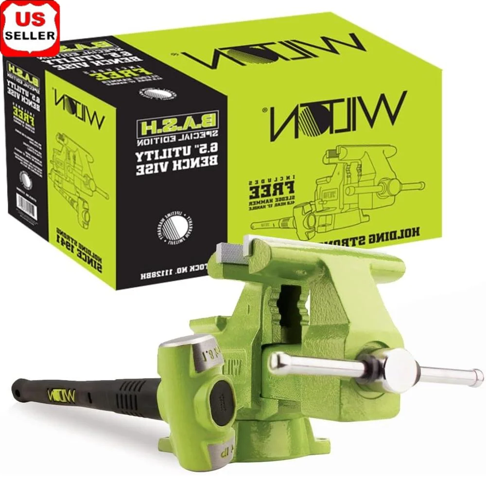 

Универсальные тиски, набор санейных молотков 6-1/2 дюйма, запатентованная кованая головка, небьющаяся ручка, защитная пластина, эргономичная резиновая ручка