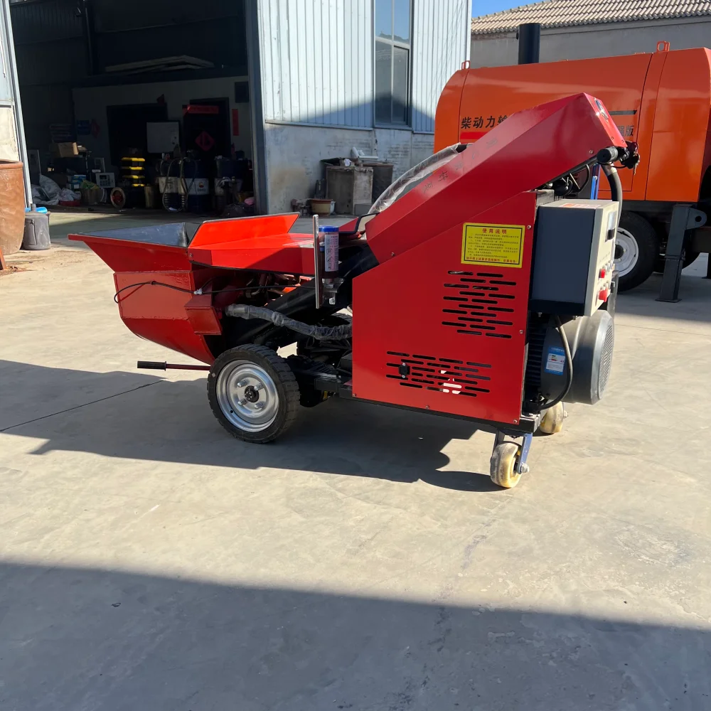 Secondary Construction Electric Column Concrete Pump 20m³/h | 60m Vertical Fine Aggregate Concrete Pouring Machine CE