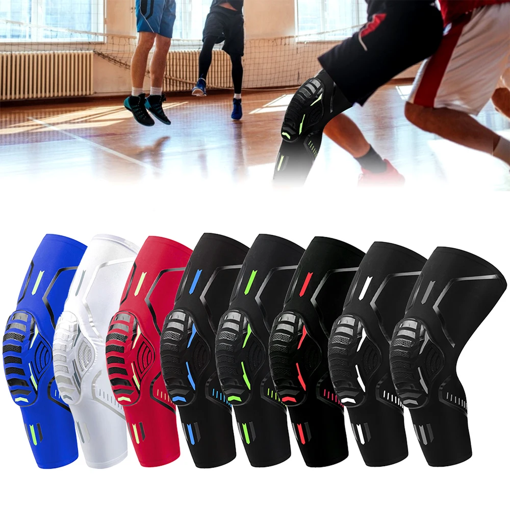 1Pcs Sports Knee Compression Pad Leg Support Sleeve for Youth Adults Cycling Running Climbing Basketball Football Volleyball