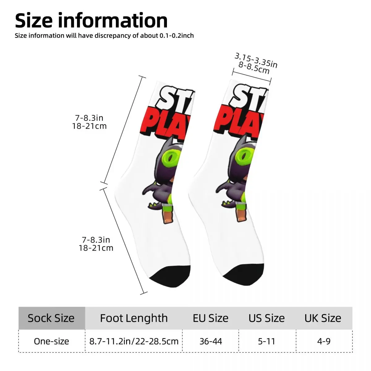 Brawling-Heros Leon Socks Winter Stockings Vintage Men\'s Soft Breathable Socks Printed Outdoor Anti-Slip Socks