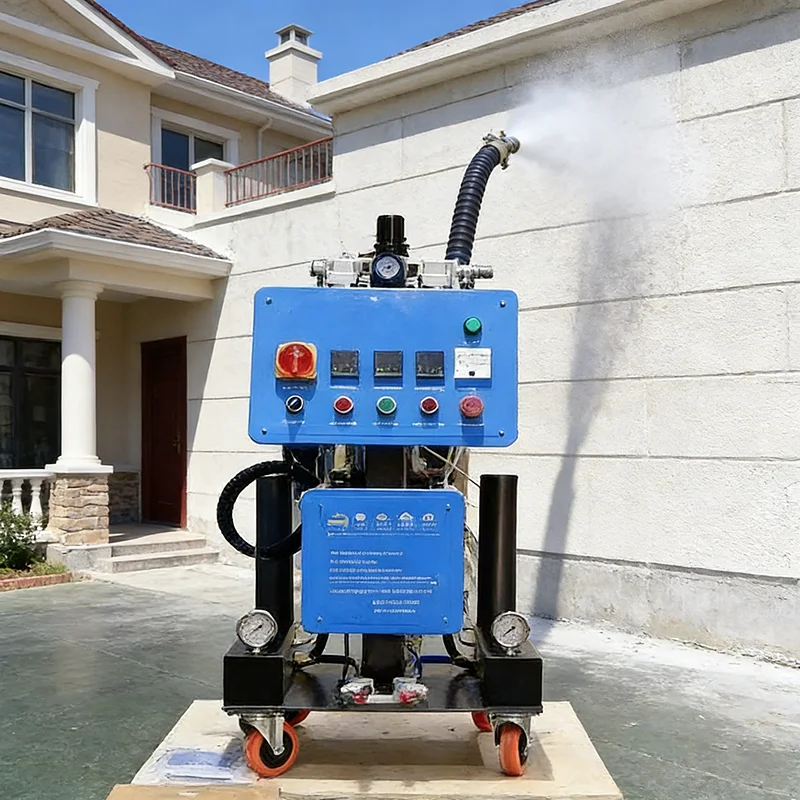 Industrial Polyurethane Polyurea Spray System with Material Temperature Control for Elastomeric Coatings