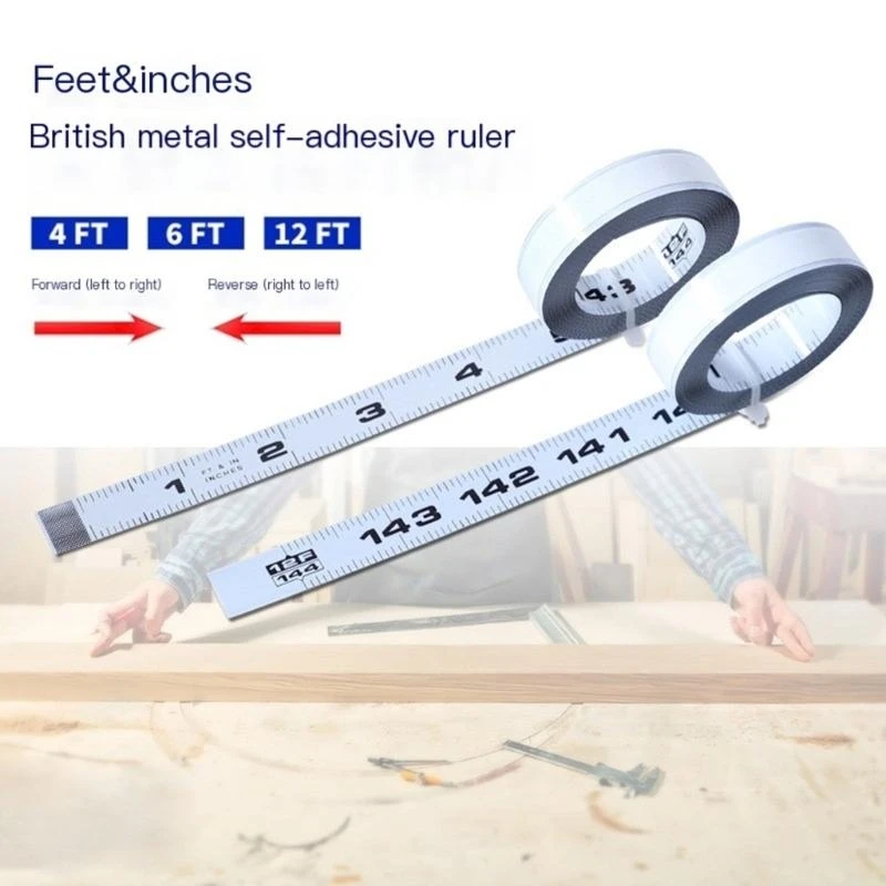 

Convenient Tape Measure Adhesive Tape Measure on Tape Measure Lightweight Essential Tool for Measurements