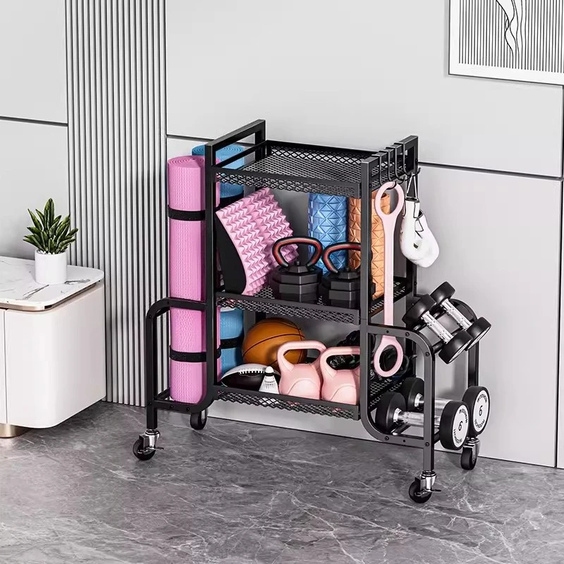 

Fitness Equipment Shelf Dumbbell Storage Basket Household Sports Equipment Yoga Mat Storage Rack