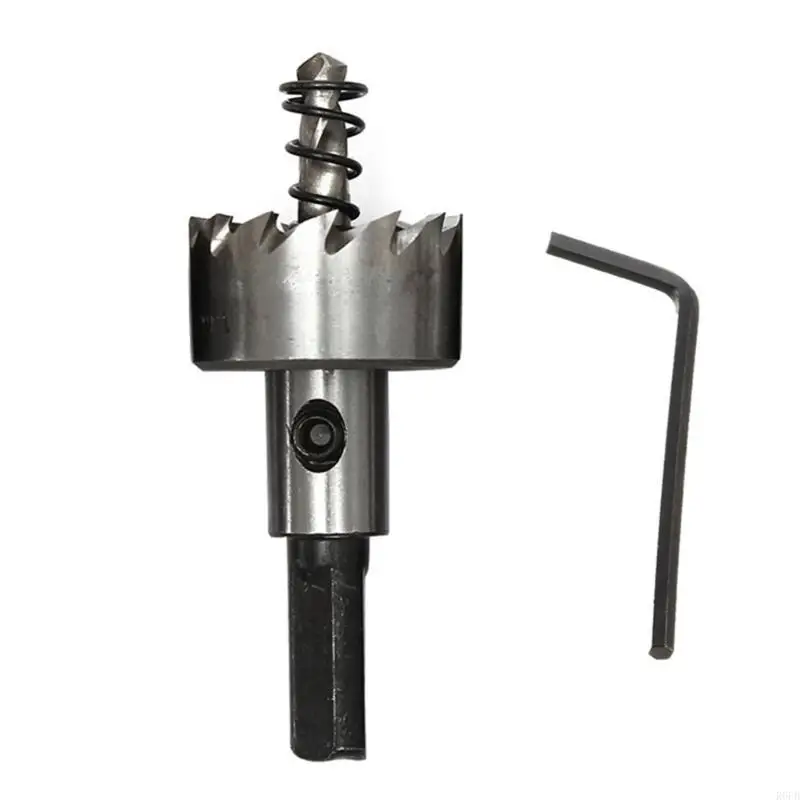 

Hole Set, 5Pcs Hole 16 18.5 20 25 30mm HSS Drill Bit Hole Set for Metal R6FB