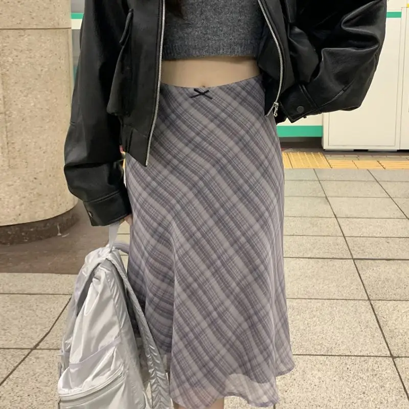 Light purple purple plaid