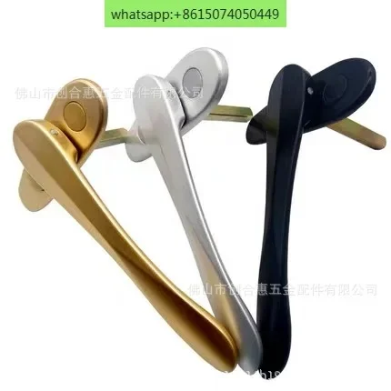 Broken Bridge Aluminum Window Thin Transmission Handle Aluminum Alloy Casement Window Flat Sword Door and Window Handle Lock