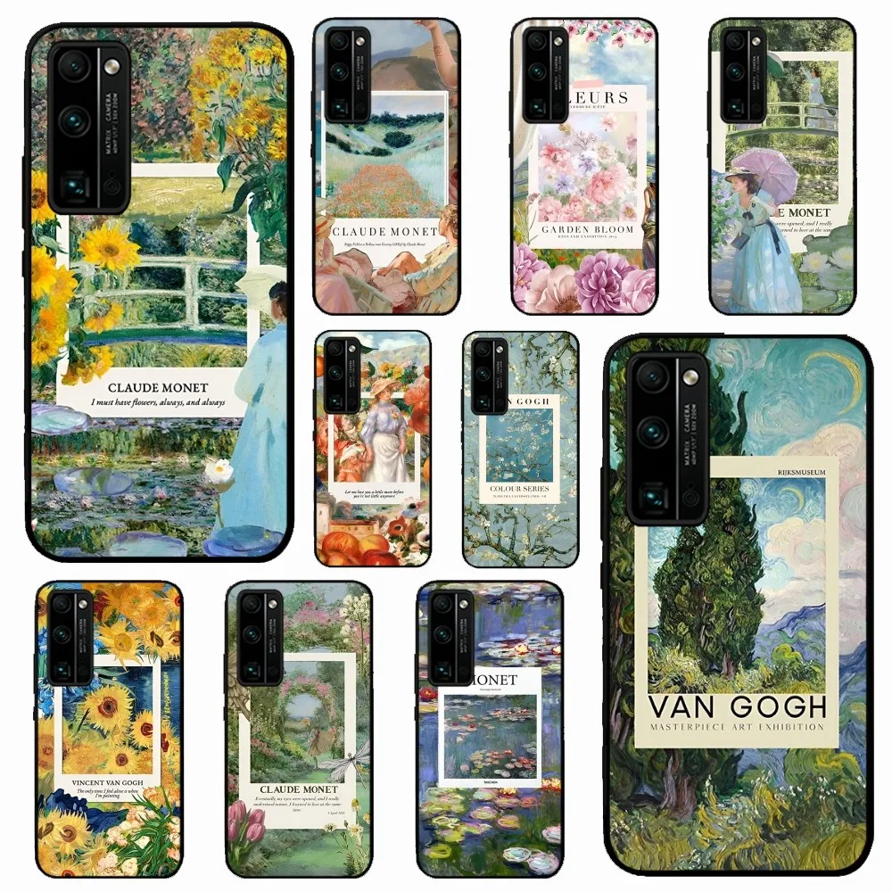 3D Art Wallpaper Phone Case For Huawei Honor 10 Lite 9 20 7A 9X 30 50 60 70 Pro Plus Soft Silicone Cover