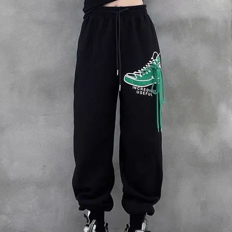 Joggers Women\'s Sweat Sports Pants 2024 Baggy Trendeez Autumn Spring Trousers for Women Loose Casual Fashion Jogging Sweatpants