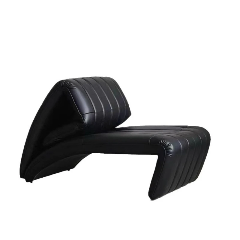 

Folding Multifunctional Lounge Chair Designer Creative DeSede Barcelona Leather Single Sofa Chair