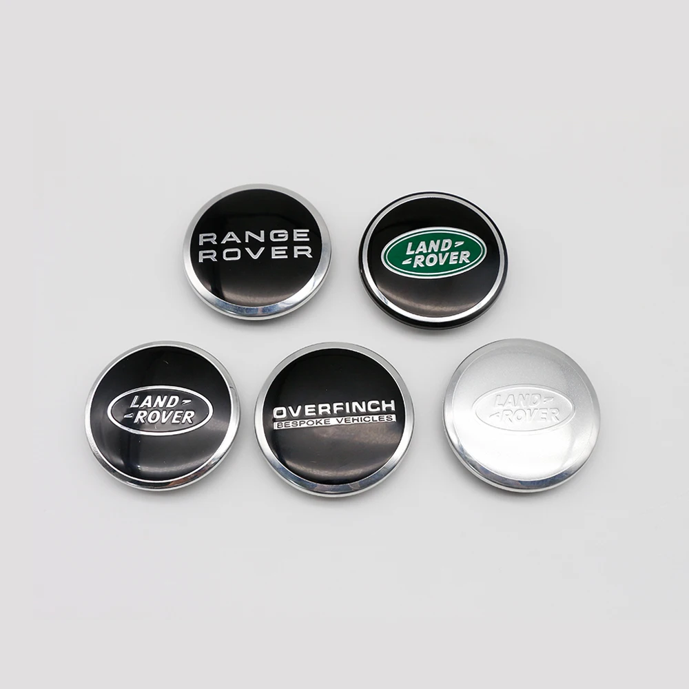 4pcs 62mm Car Badge Badge Wheel Logo Hub Caps For Land Rover Range Discovery 4 Freelander2 Defender Wheel Center Cap Accessories