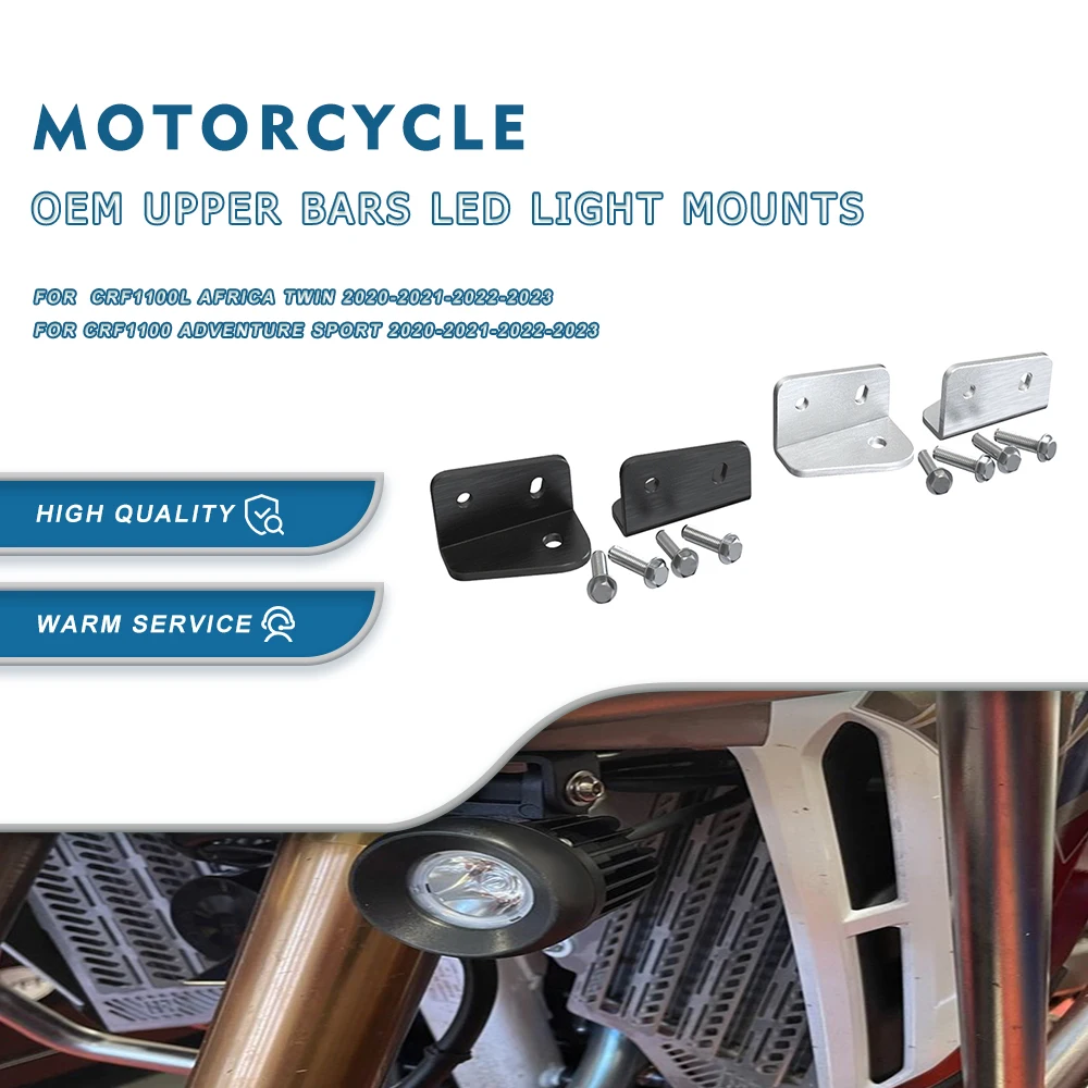 

Motorcycle OEM Upper Bars LED Light Mounts Spotlight Bracket For HONDA CRF1100L Africa Twin CRF 1100L Adventure Sport 2020-2023