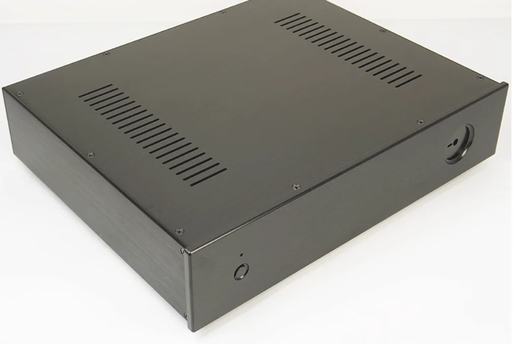 4395 All aluminum amplifier chassis / Preamplifier case / AMP Enclosure DIY box (430*95*345mm)