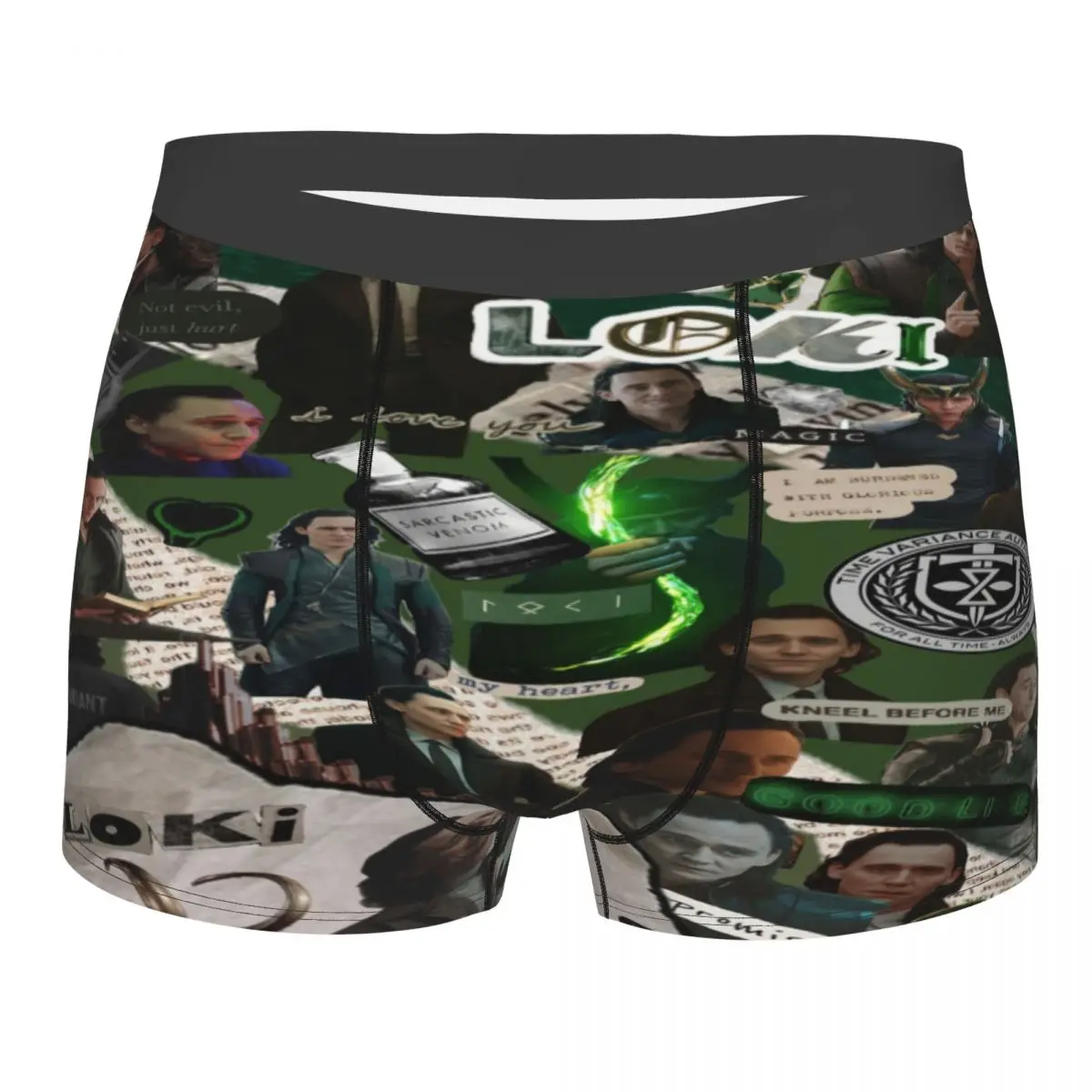 

Custom Male Cool Loki Movie Underwear Boxer Briefs Stretch Shorts Panties Underpants