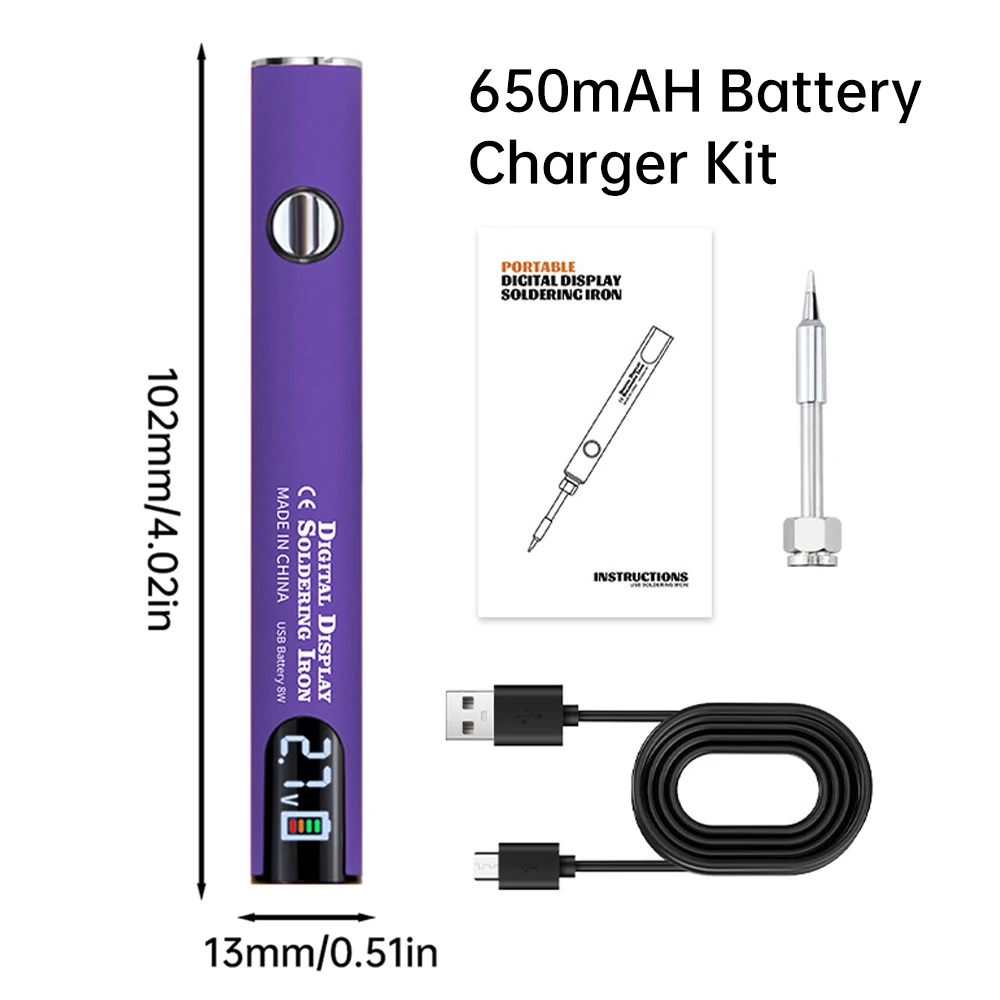 510 Mini Soldering Iron Pen Kit Adjustable Voltage Smart Power Tool With USB Charger Electronics Repair DIY Projects ﻿