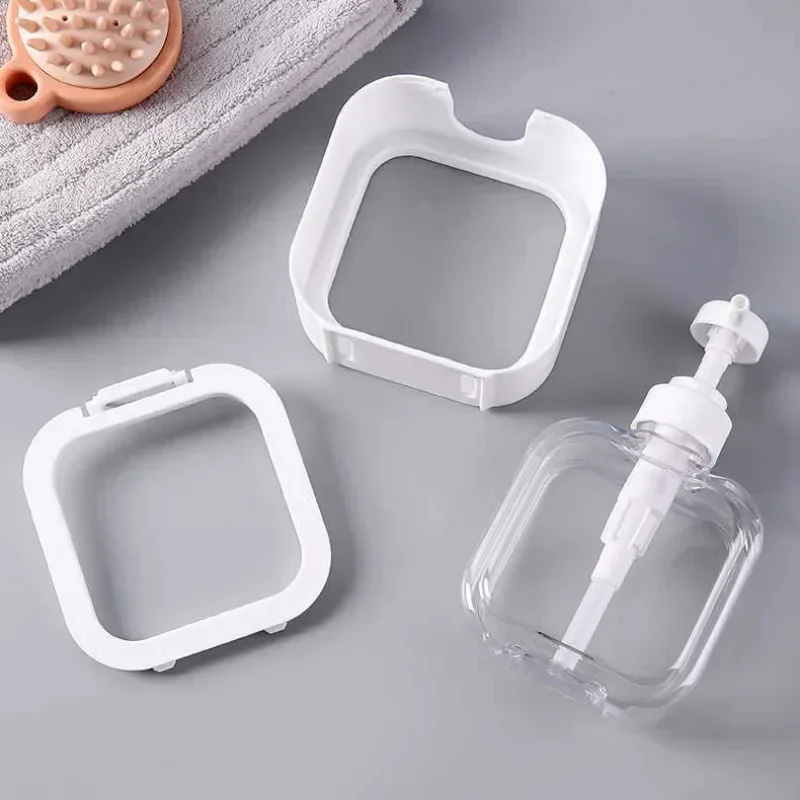 New Travel Dispenser Empty Bath Pump Bottle 300/500ml Bathroom Shower Gel Dispenser Portable Refillable Lotion Shampoo Shower