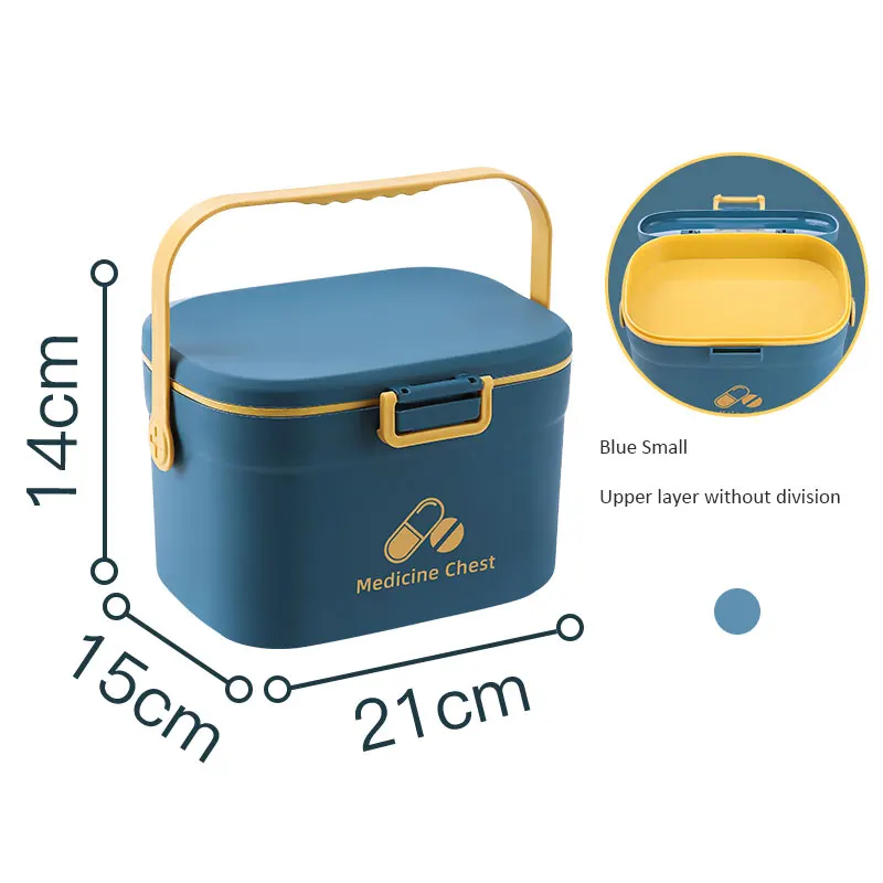 Kotak Obat Warna Kontras Nordik Kotak Pertolongan Pertama Rumah Set Lengkap Kotak Penyimpanan Obat Kotak Obat Besar Darurat Kecil Keluarga