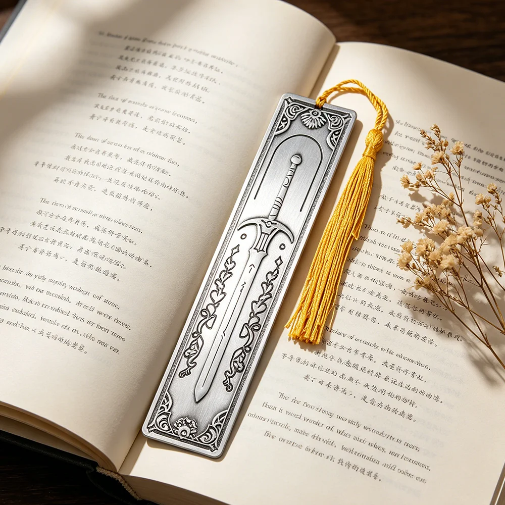 Medieval Engraved Sword Bookma - đánh giá và giá Resin Art Bookmark