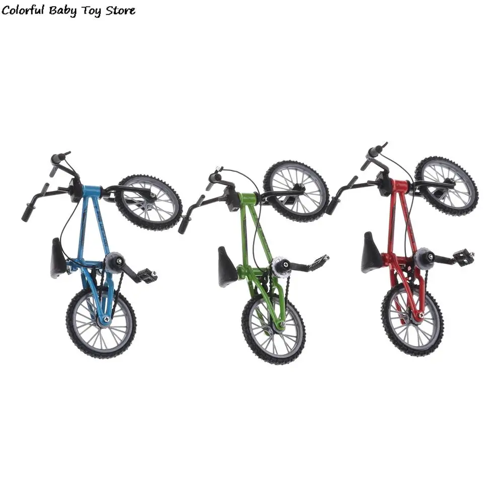 Carino Mini Finger Bmx giocattoli Mountain Bike giocattolo creativo vestito bambini adulti BMX Fixie bicicletta dito Scooter giocattolo festa regali per bambini