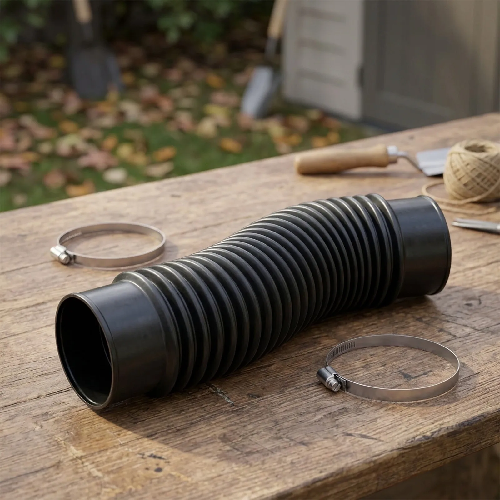 Airflow Hose Blower Tube Kit Yard Work Black Compatible With Leaf Blowers User-friendly Long-lasting Performance