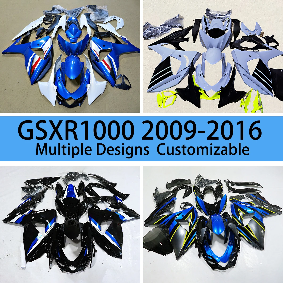 

GSXR 1000 2009 2010 2011 2012 2013 2014 2016 комплект обтекателей для мотоцикла GSXR1000 09-16 для внедорожника