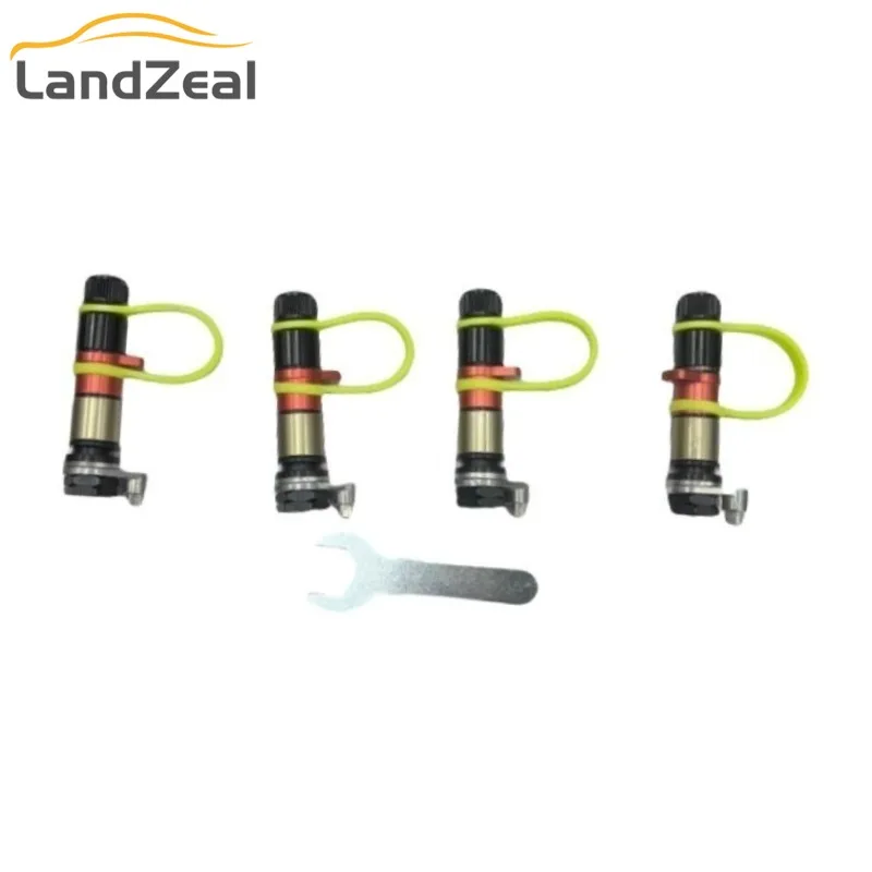 

4Pcs Car Universal Accessorise Tire Valve Car Pressure Off-road Sand Tire Gate Quick Release Desert Tire Release Valve