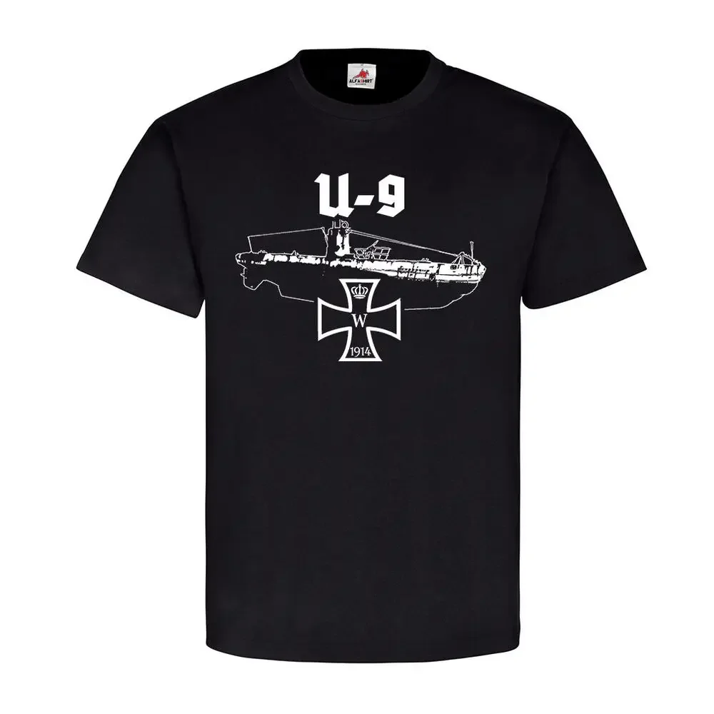 U9 Boot Marine Kiel 1 Floilleek Tower Badge T-Shirt 100% Cotton O-Neck Summer Short Sleeve Casual Mens T-shirt Size S-3XL