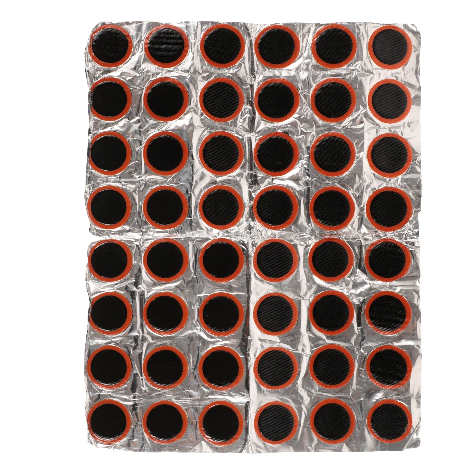 طقم تصحيح أنبوب الدراجات مكون من 48 قطعة - رقع إطارات عالية الجودة لإصلاح الأنبوب الداخلي للدراجة، ملصقات لاصقة مقاومة للماء تدوم طويلاً #6