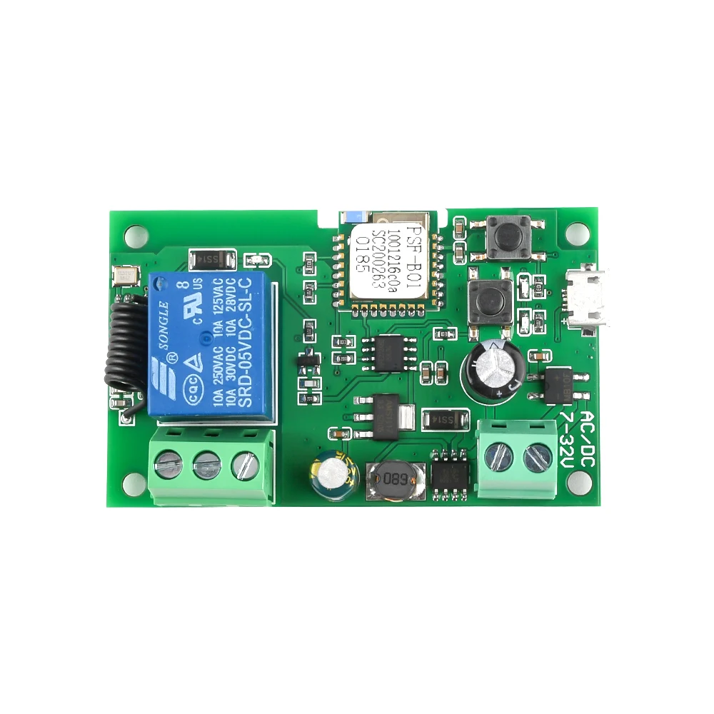 eWeLink APP USB5V/DC7-32V Wifi Relay Module Remote Control Self-lock Wireless Delay Relay for Smart Intelligent Home Switch