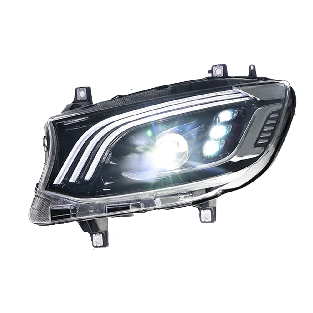 

Car Led Headlights For Benz Sprinter 2018-2023 W907 Auto Headlight Assembly Upgrade High Configure LED Front Lamps Accessories