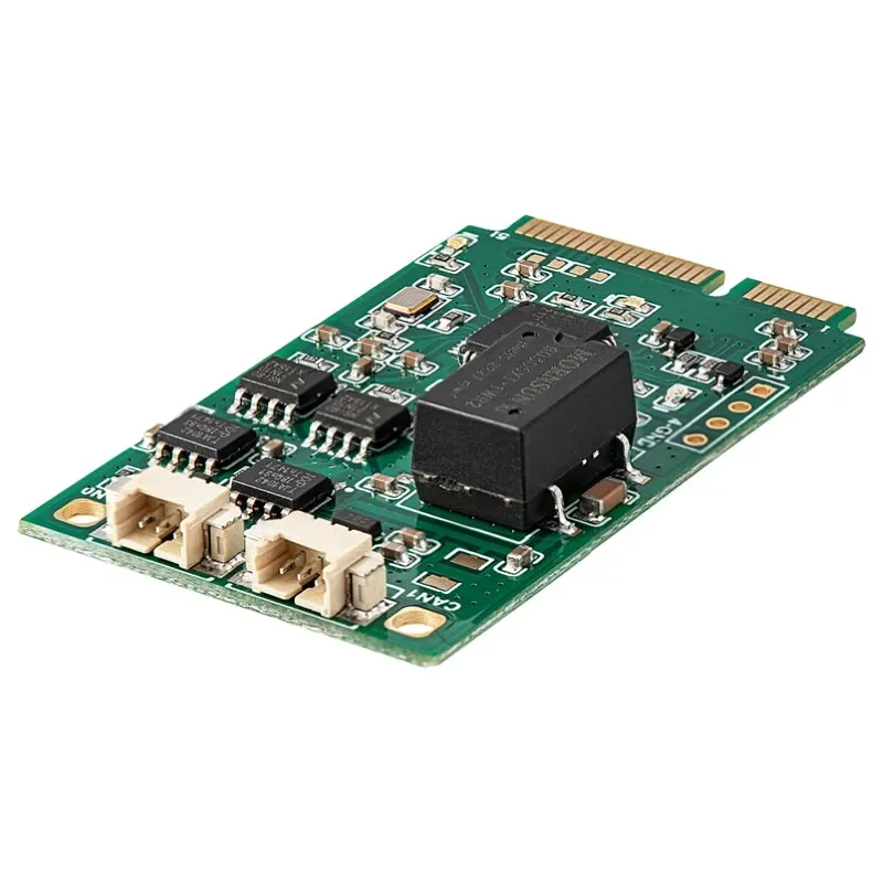 MiniPCI E-CAN Module MINI PCI-E to CAN Interface Card USB to CAN Dual Channel with Isolation