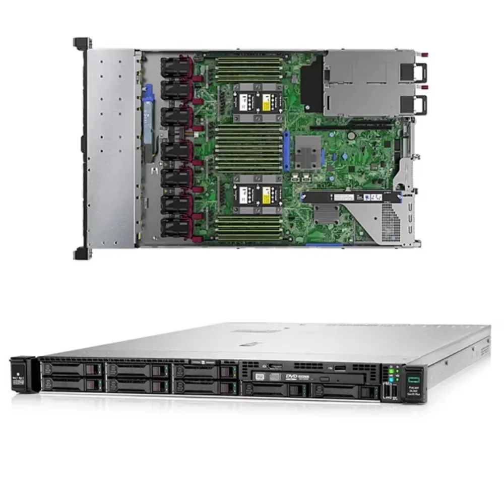 H PE Original DL360 Server Gen10 1U 4214R 24Core 16G 2*600G 10K SAS Rack Server