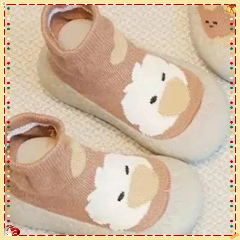 

Новая детская обувь для мужчин и женщин, носки-тапочки, бесшумные носки на мягкой подошве.