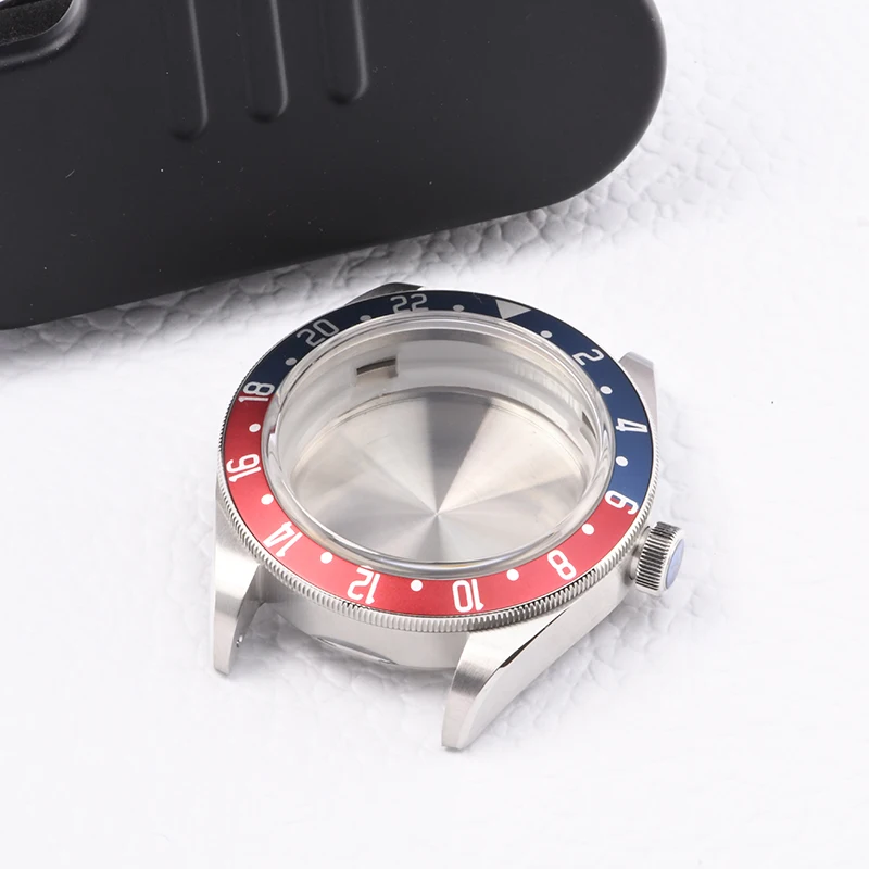 

HEIMDALLR GMT watch case Stainless Steel diving case fit Seiko mod for NH34 Automatic Movement Sapphire