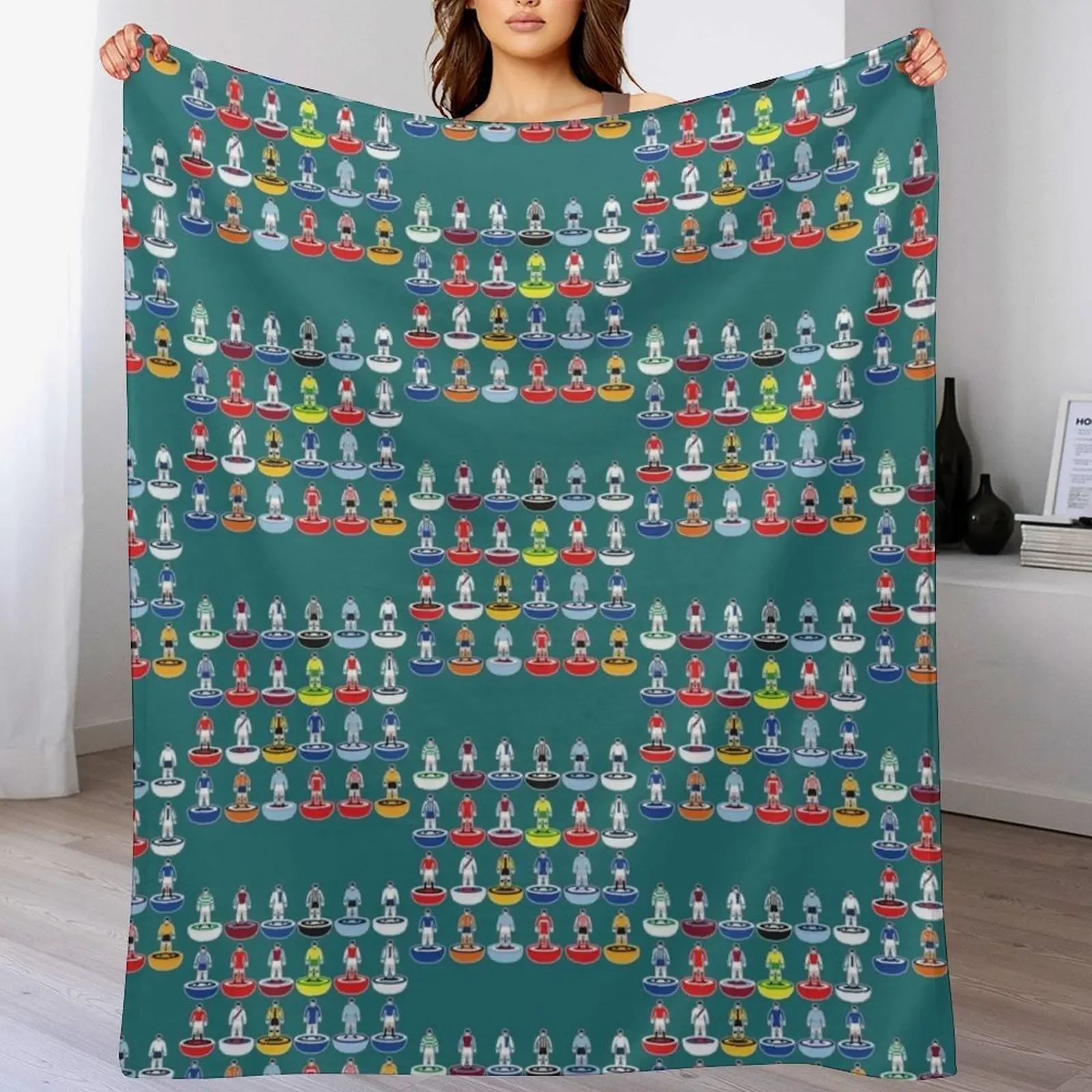 

Subbuteo Teams Throw Blanket Bed Fashionable Plush Soft Plush Plaid Decorative Sofas Blankets