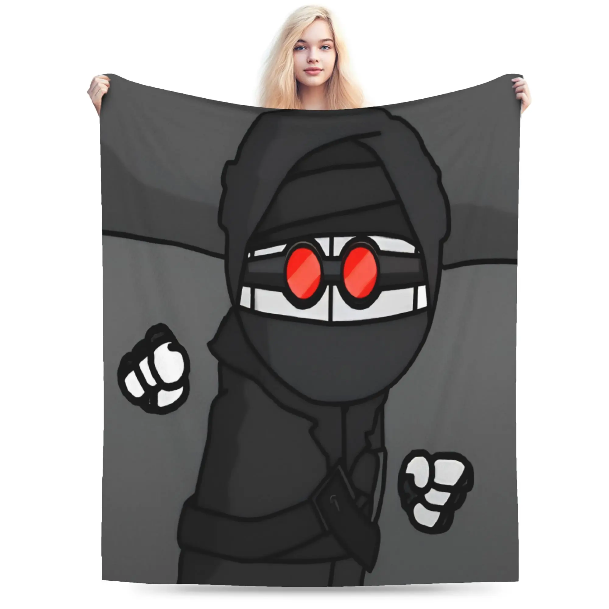 MADNESS COMBAT Hank Blanket Fleece  Relax Ultra-Soft Throw Blankets for Bed Rug Piece